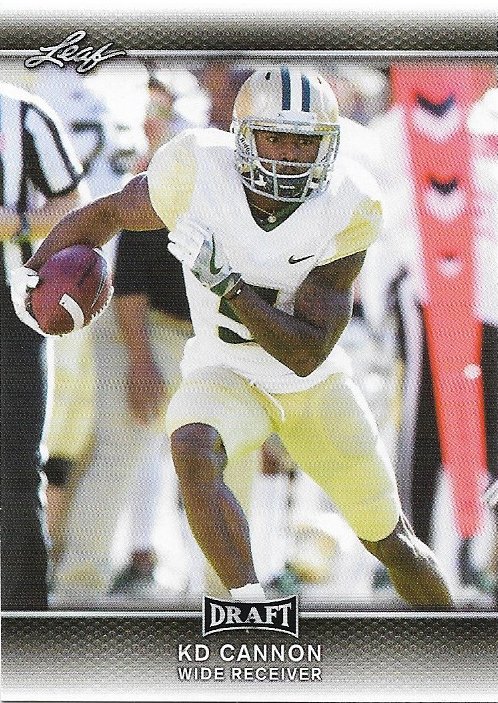 KD Cannon 2017 Leaf #47 Baylor Bears Football Card