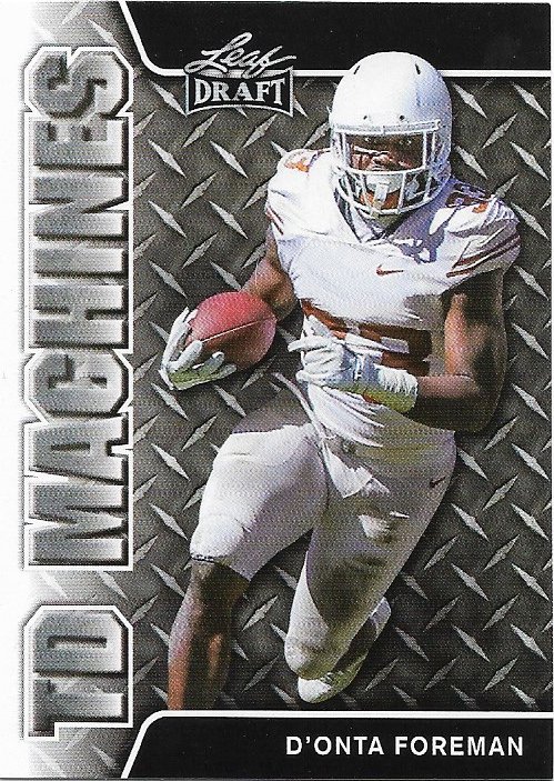 D'Onta Foreman 2017 Leaf TD Machines #TD-04 Texas Longhorns Football Card