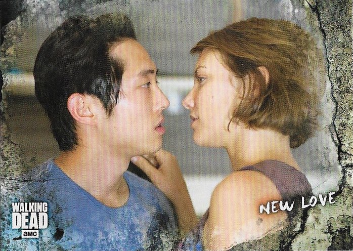 Topps The Walking Dead Road to Alexandria Card #21 New Love (Maggie, Glenn)