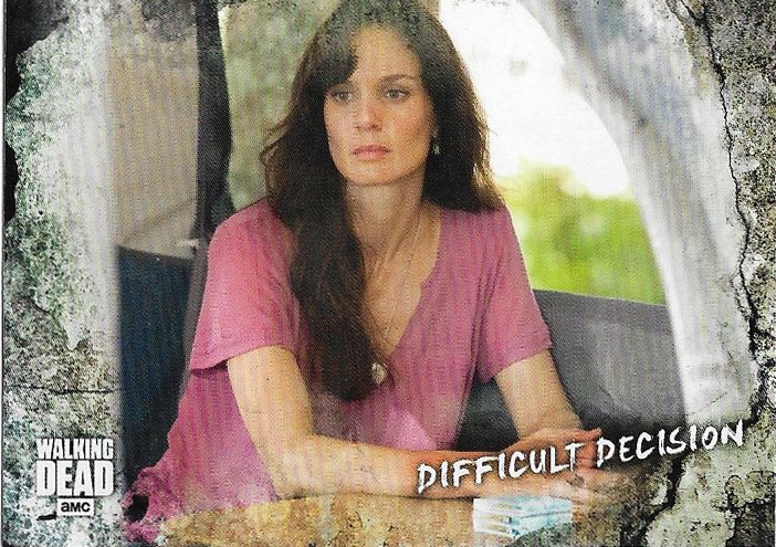 Topps The Walking Dead Road to Alexandria Card #24 Difficult Decision (Lori Grimes)