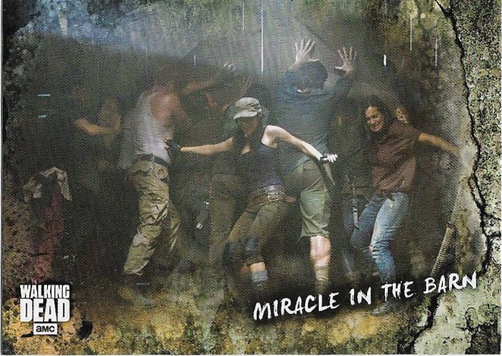 Topps The Walking Dead Road to Alexandria Card #76 Miracle In The Barn