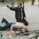 Topps The Walking Dead Road to Alexandria Card #81 Asserting Authority (Rick Grimes, Pete)