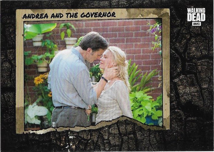 Topps The Walking Dead Road to Alexandria Card Better Days #BD-4 Andrea and the Governor