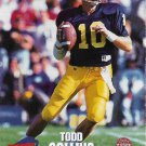Todd Collins 1995 Classic #42 Buffalo Bills Football Card