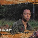 Topps The Walking Dead Season 7 Trading Card Rust Parallel #100 Final Sunset (Sasha)