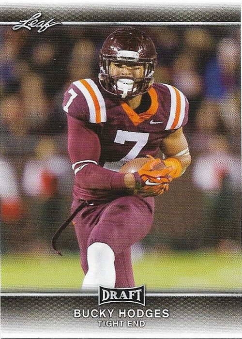 Bucky Hodges 2017 Leaf #07 Virginia Tech Hokies Football Card