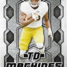 Josh Adams 2018 Leaf TD Machines #TD-09 Notre Dame Fighting Irish Football Card