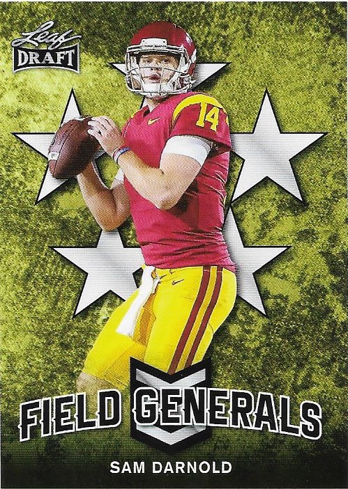 Sam Darnold 2018 Leaf Field Generals #FG-09 USC Trojans Football Card