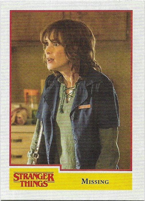Topps Stranger Things Season 1 Trading Card #4 Missing