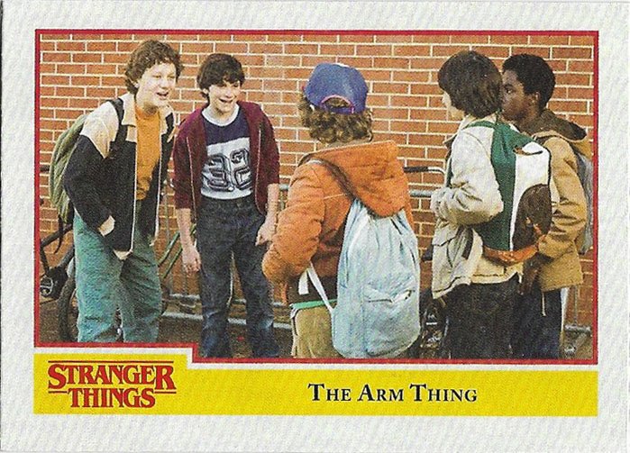 Topps Stranger Things Season 1 Trading Card #5 The Arm Thing
