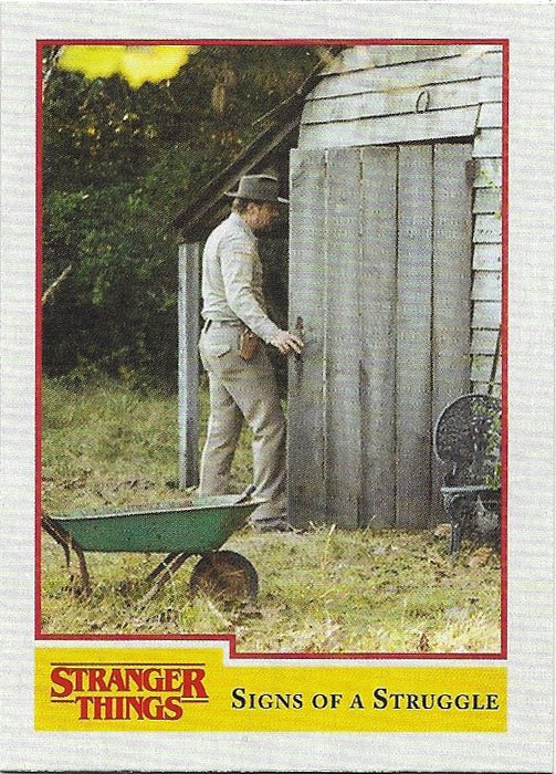 Topps Stranger Things Season 1 Trading Card #12 SIgns Of A Struggle