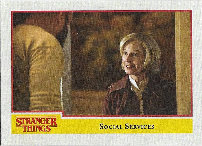 Topps Stranger Things Season 1 Trading Card #15 Social Services