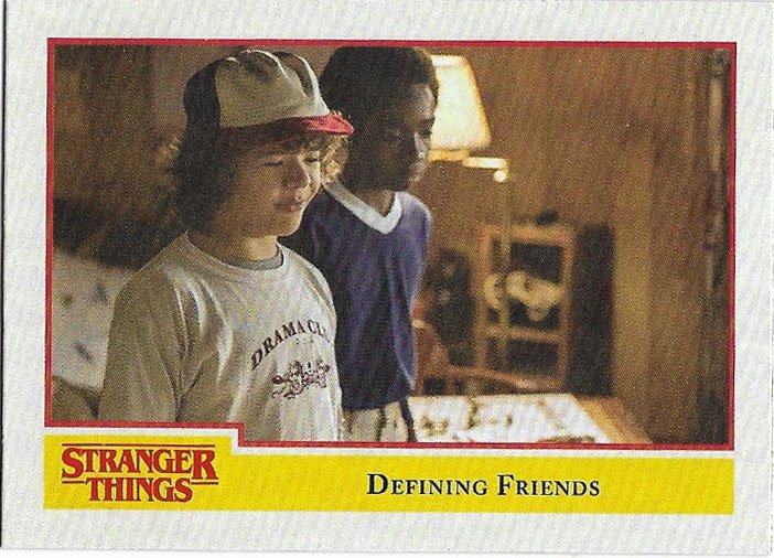 Topps Stranger Things Season 1 Trading Card #29 Defining Friends