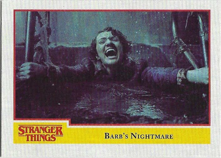 Topps Stranger Things Season 1 Trading Card #32 Barb's Nightmare