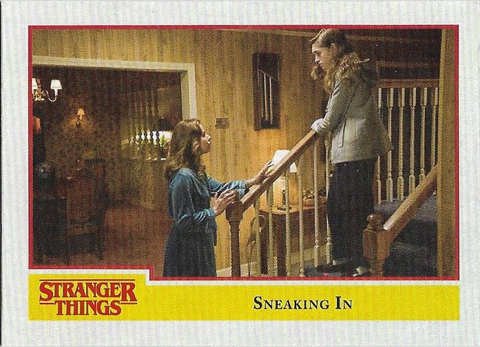 Topps Stranger Things Season 1 Trading Card #33 Sneaking In