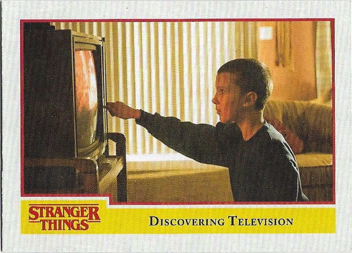 Topps Stranger Things Season 1 Trading Card #36 Discovering Television