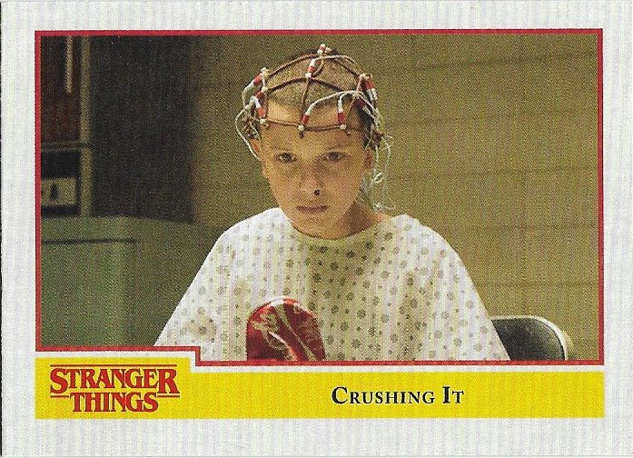 Topps Stranger Things Season 1 Trading Card #37 Crushing It
