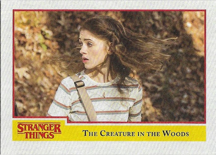 Topps Stranger Things Season 1 Trading Card #45 The Creature In The Woods