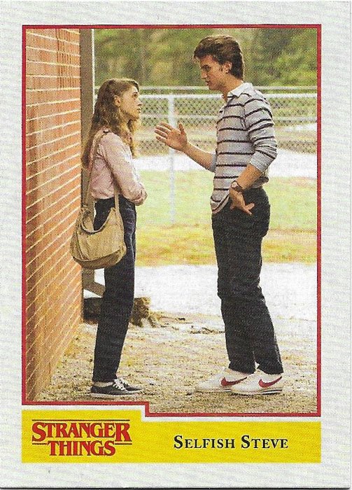 Topps Stranger Things Season 1 Trading Card #51 Selfish Steve