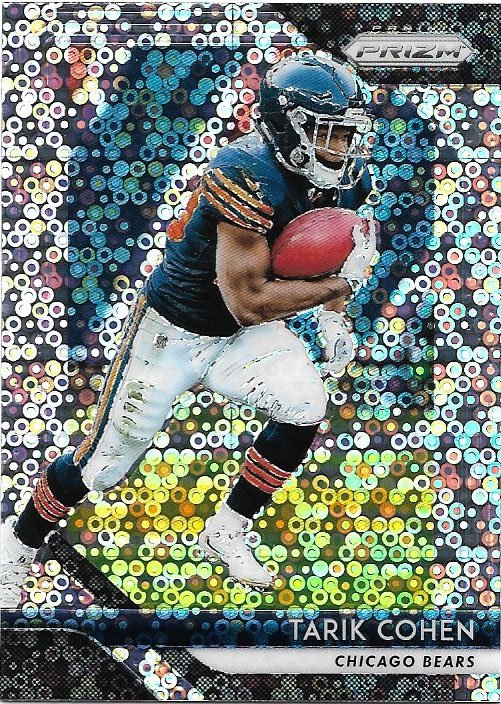 Tarik Cohen 2018 Panini Pick Disco Parallel #165 Chicago Bears Football Card