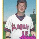 Jim Eppard 2017 Topps Rediscover Topps Gold 1989 #42 California Angels Baseball Card