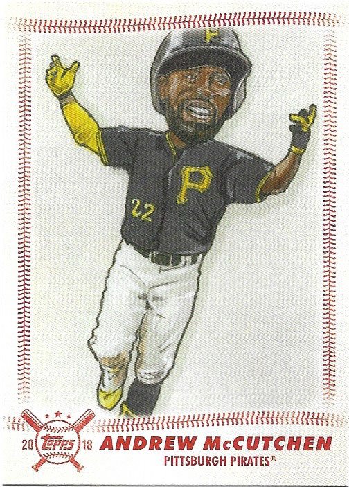 Andrew McCutchen 2018 Topps Big League Star Caricature #SCR-AM Pittsburgh Pirates Baseball Card