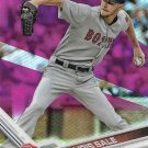 Chris Sale 2017 Topps Chrome Pink #160 Boston Red Sox Baseball Card