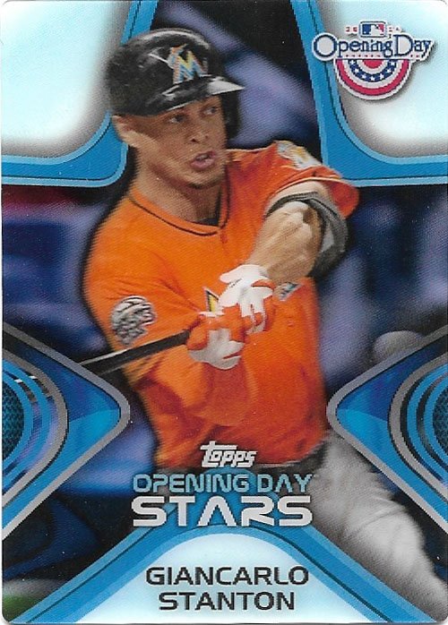 Giancarlo Stanton 2014 Topps Opening Day Stars #ODS-23 Miami Marlins Baseball Card