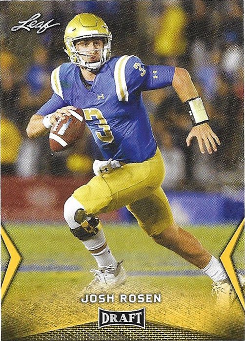 Josh Rosen 2018 Leaf Gold #32 UCLA Bruins Football Card
