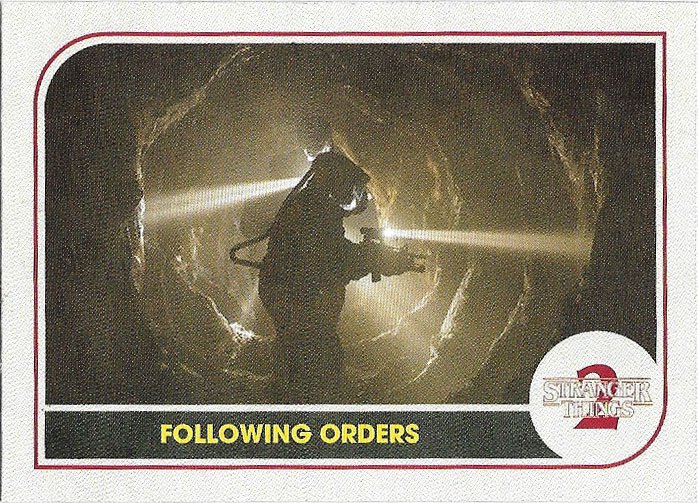 Topps Stranger Things Season 2 Trading Card #ST-73 Following Orders