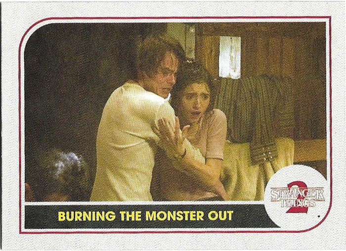 Topps Stranger Things Season 2 Trading Card #ST-94 Burning The Monster Out
