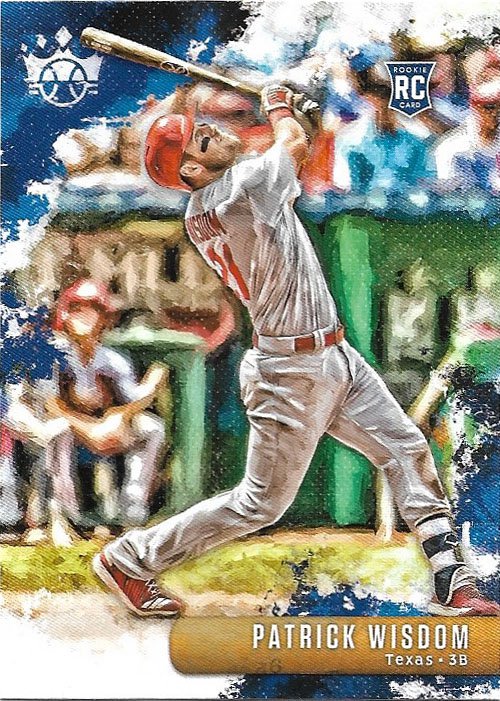 Patrick Wisdom 2019 Panini Diamond Kings Short Print Rookie #104 St. Louis Cardinals Baseball Card