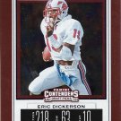 Eric Dickerson 2019 Panini Contenders Red Foil #38 SMU Mustangs Football Card Eric Dickerson 2019 Panini Contenders Red Foil #38 SMU Mustangs Football Card