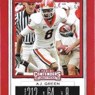 A.J. Green 2019 Panini Contenders #1 Georgia Bulldogs Football Card A.J. Green 2019 Panini Contenders #1 Georgia Bulldogs Football Card