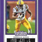 Derrius Guice 2019 Panini Contenders #32 LSU Tigers Football Card