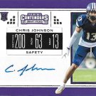 Chris Johnson 2019 Panini Contenders Draft Ticket Auto #234 North Alabama Lions Football Card Chris Johnson 2019 Panini Contenders Draft Ticket Auto #234 North Alabama Lions Football Card