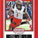 DJ Moore 2019 Panini Contenders #34 Maryland Terrapins Football Card