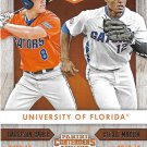 Harrison Bader, Richie Martin 2015 Panini Contenders Collegiate Connections #14 Gators Baseball Card