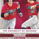 Kevin Newman, Scott Kingery 2015 Panini Contenders #12 Arizona Wildcats Baseball Card