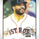 Jose Altuve 2019 Topps National Baseball Card Day Gallery Promo Houston Astros Baseball Card