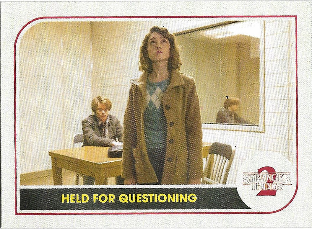 Topps Stranger Things Season 2 Trading Card #ST-43 Held For Questioning