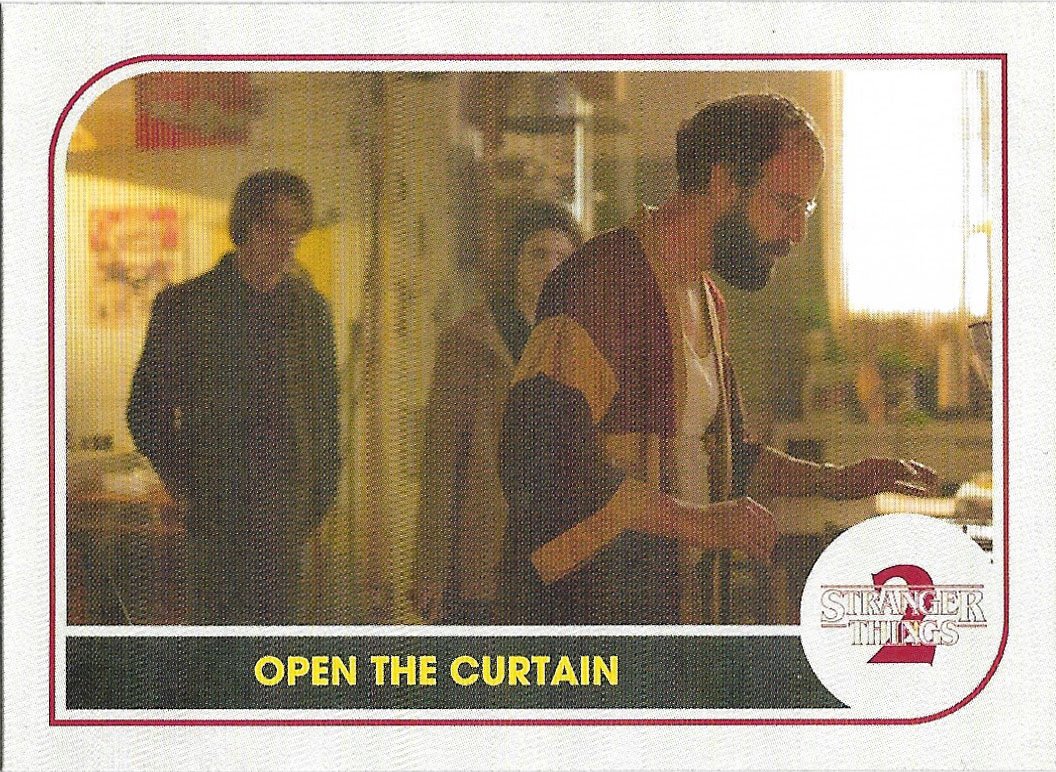 Topps Stranger Things Season 2 Trading Card #ST-58 Open The Curtain