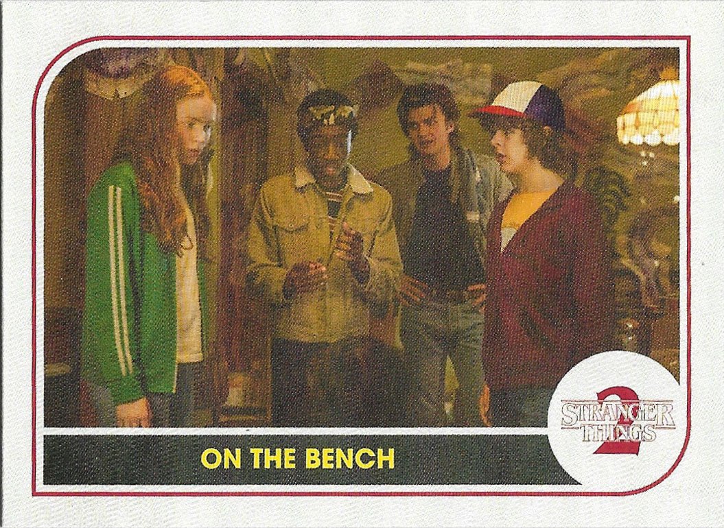 Topps Stranger Things Season 2 Trading Card #ST-91 On The Bench