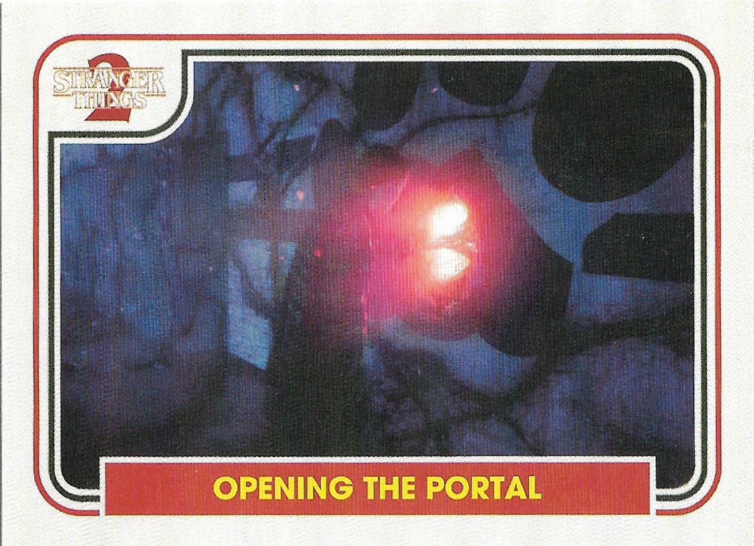 Topps Stranger Things Season 2 Trading Card Scene Stickers #S-3 Opening The Portal