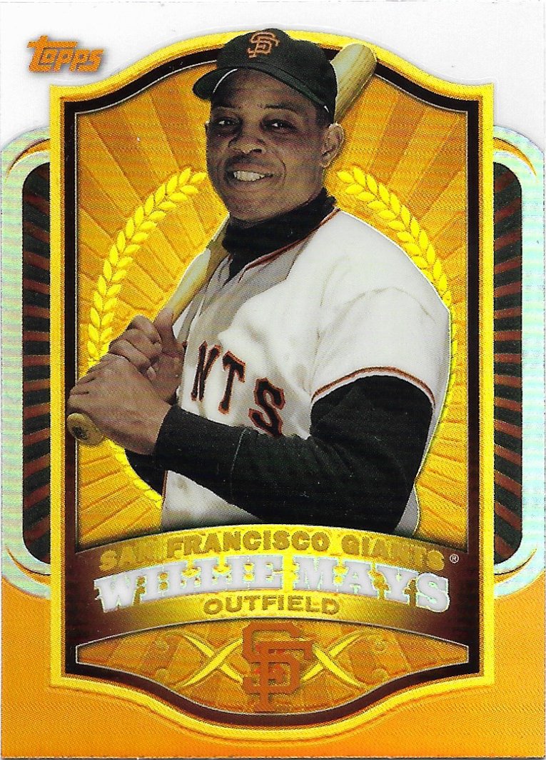 Willie Mays 2012 Topps Mega Box Chrome Refractors #MBC2 San Francisco Giants Baseball Card