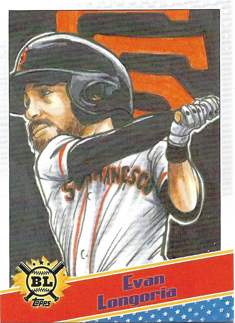 Evan Longoria Topps Big League Star Caricature #SCO-EL San Francisco Giants Baseball Card