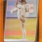 Luis Patino 2021 Donruss Rated Rookie Holo Orange #55 San Diego Padres Baseball Card