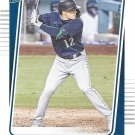 Evan White 2021 Donruss Rated Rookie #60 Seattle Mariners Baseball Card