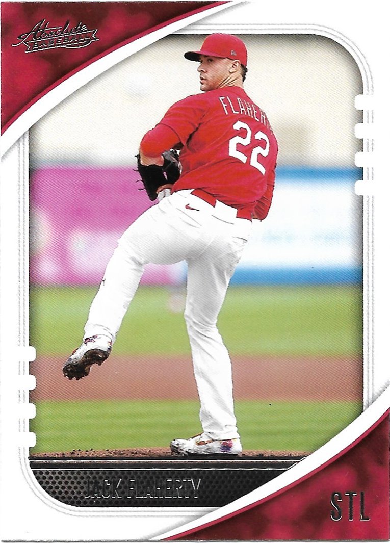 Jack Flaherty 2021 Panini Absolute Retail #95 St. Louis Cardinals Baseball Card