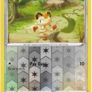Meowth Pokemon Fusion Strike Reverse Foil Trading Card 199/264